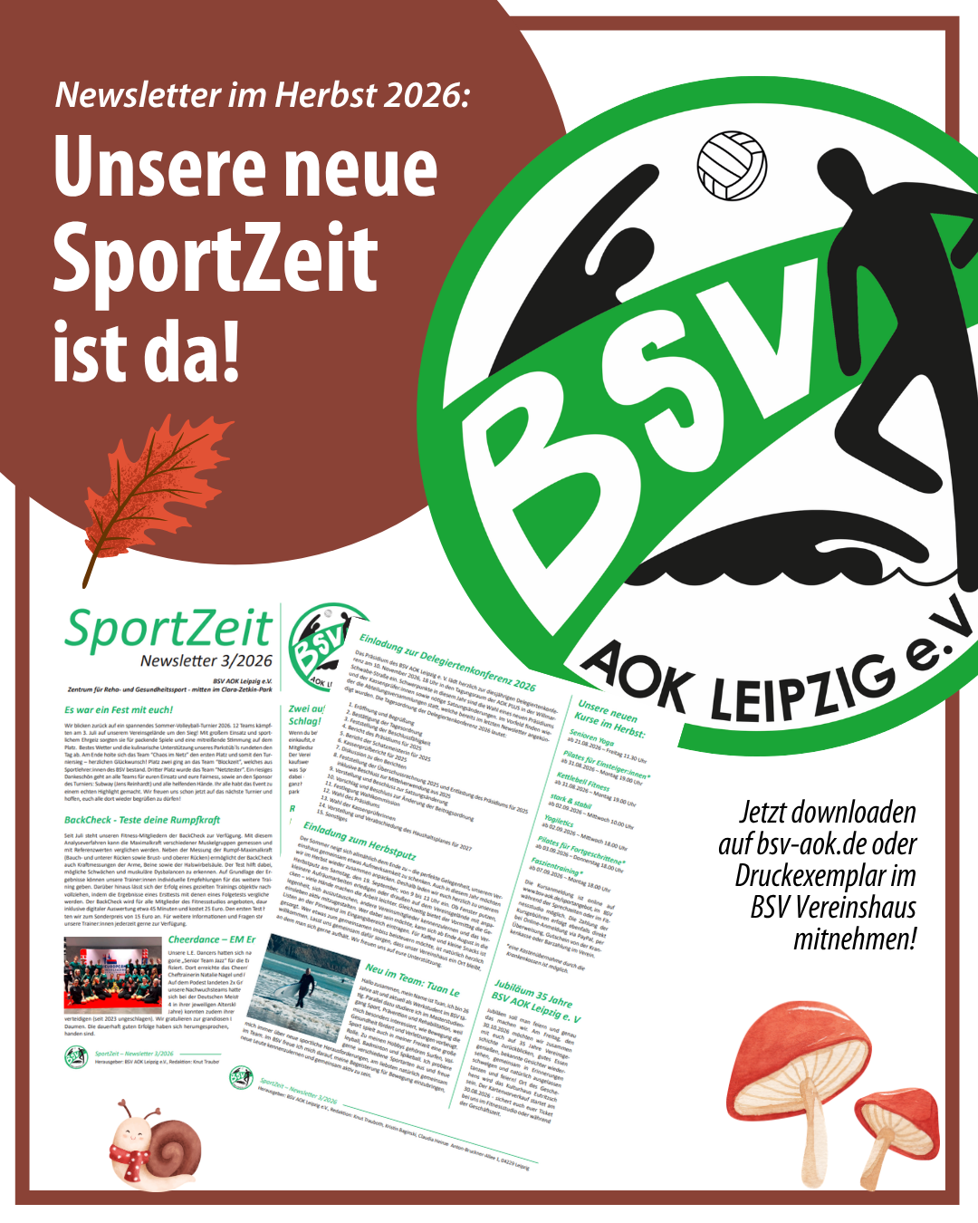 Die neue SportZeit ist da!