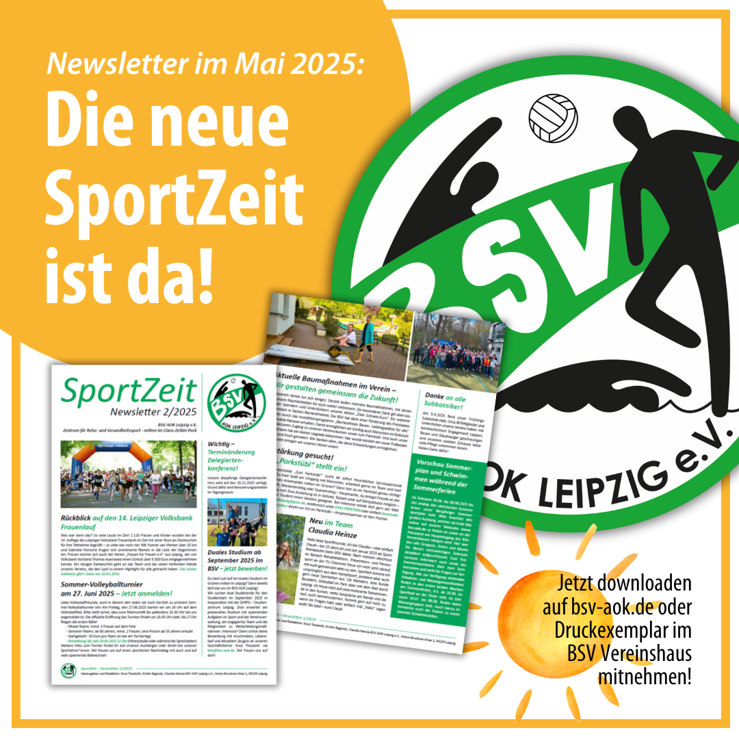 Neue SportZeit im Mai