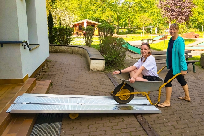 Barrierefreier Zugang zum Verein