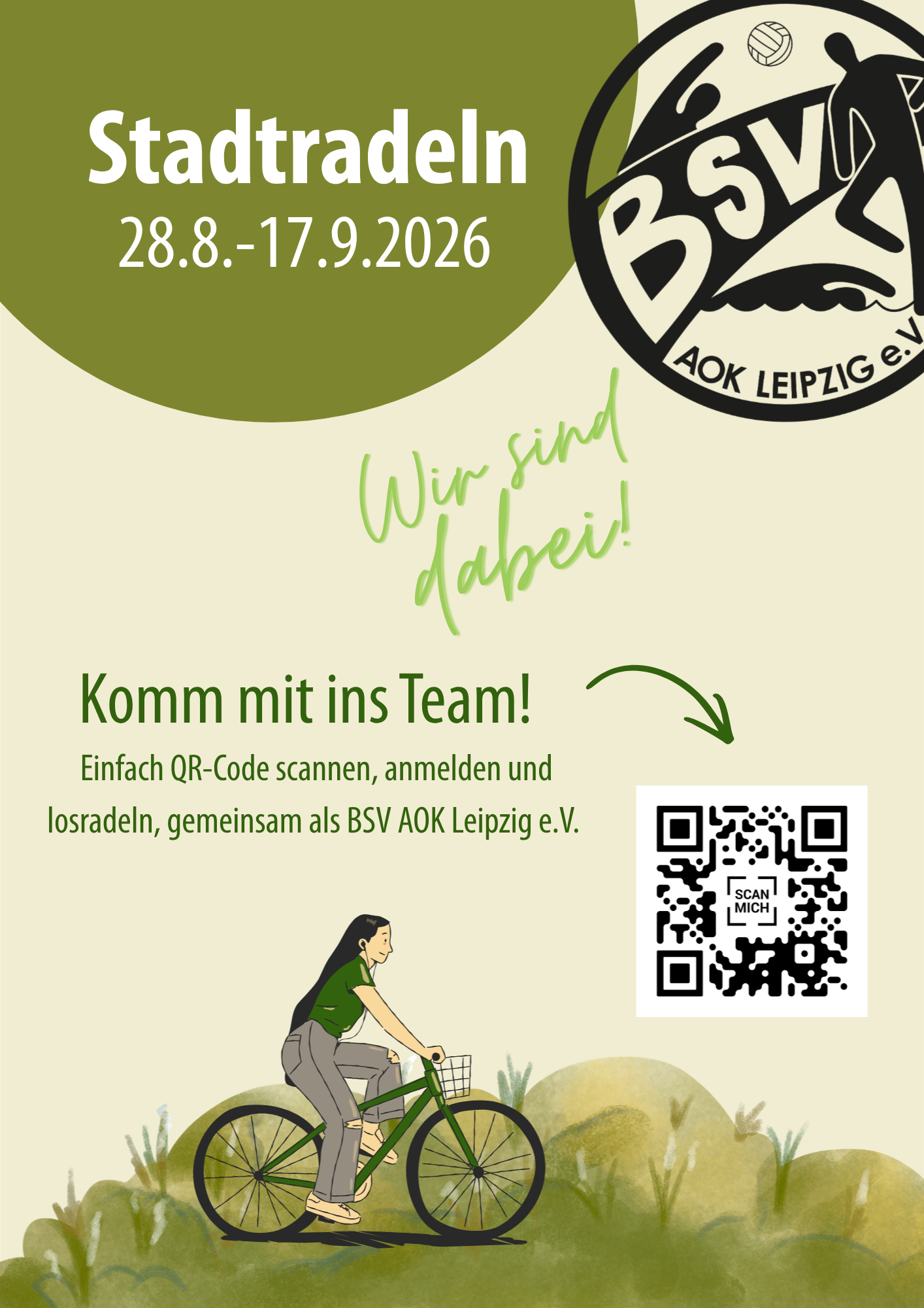 Stadradeln 2026 - Komm mit ins Team!