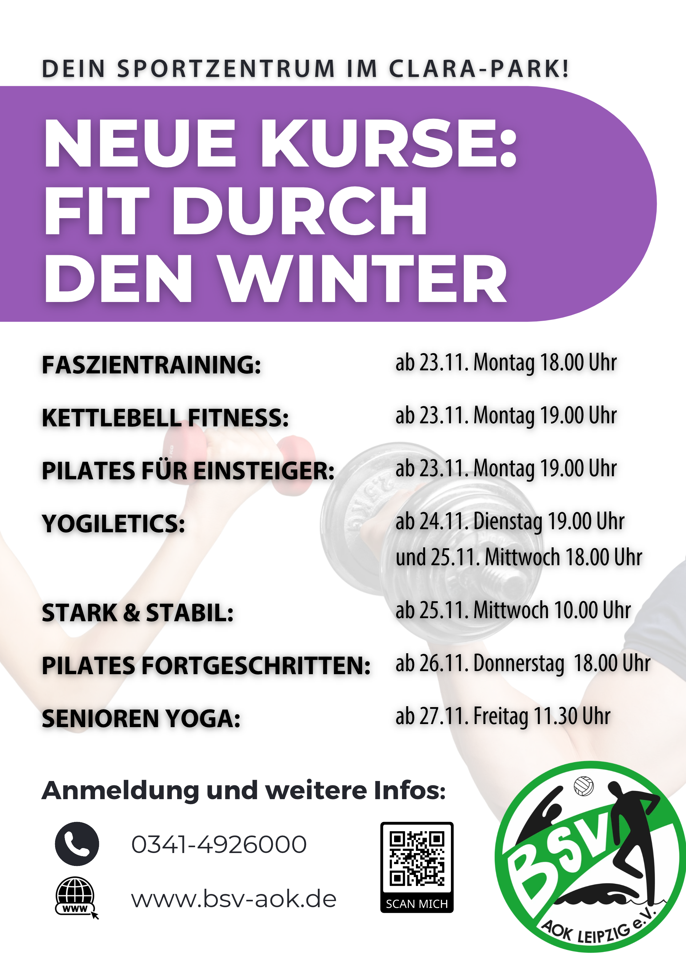 Fit durch den Herbst und Winter!
